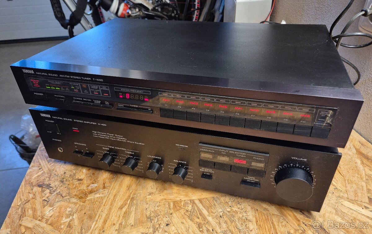 Zesilovač + Tuner YAMAHA A420 + T-1000 - 5