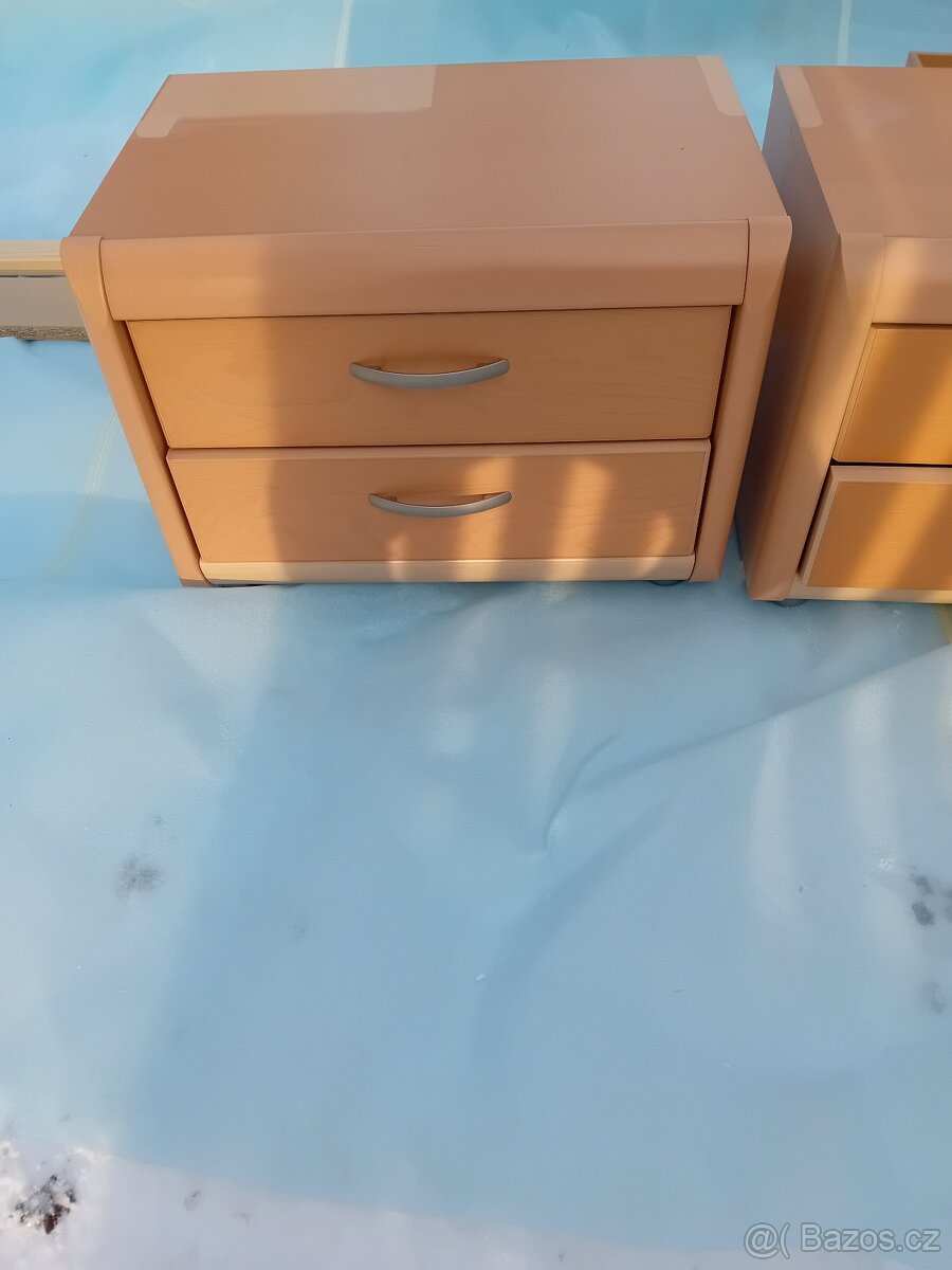 manželská postel buk masiv - 5