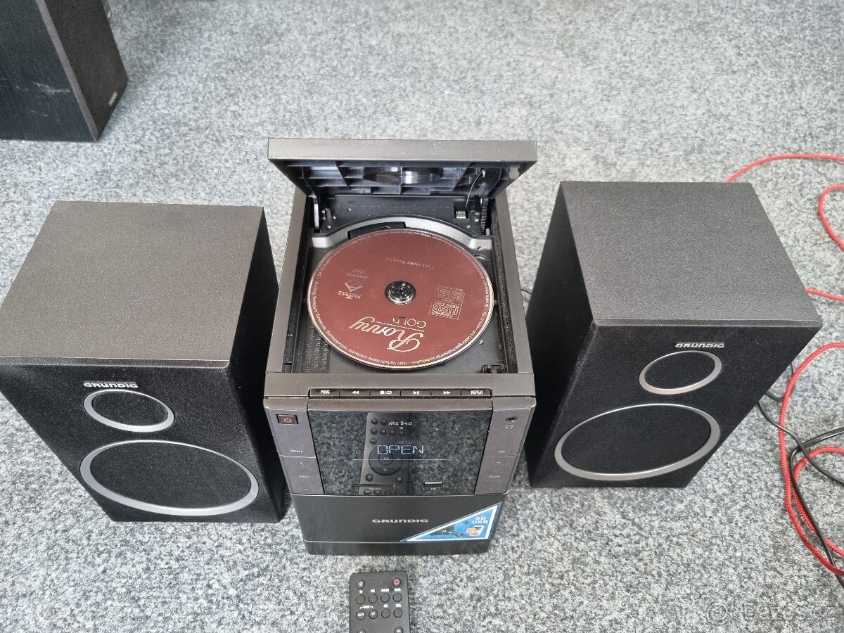 GRUNDIG MS 240 mikrosystém RDS radio/Tape deck/CD/USB flash - 5