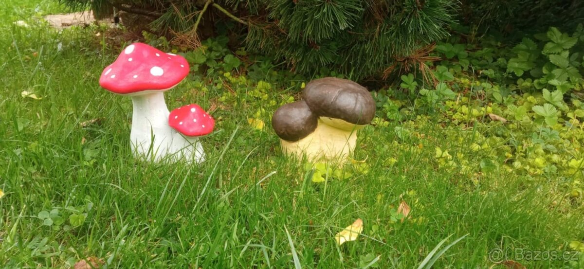 Zahradní dekorace- Muchomůrky - 5