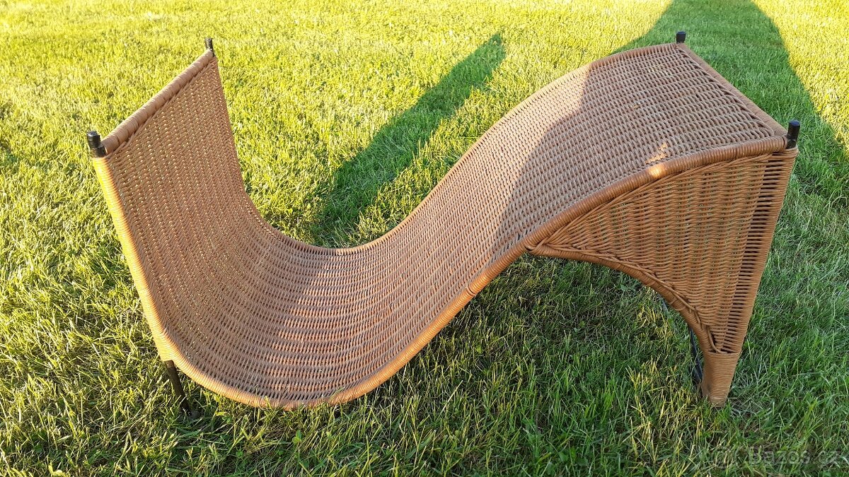 Retro ratanový stojan - 5