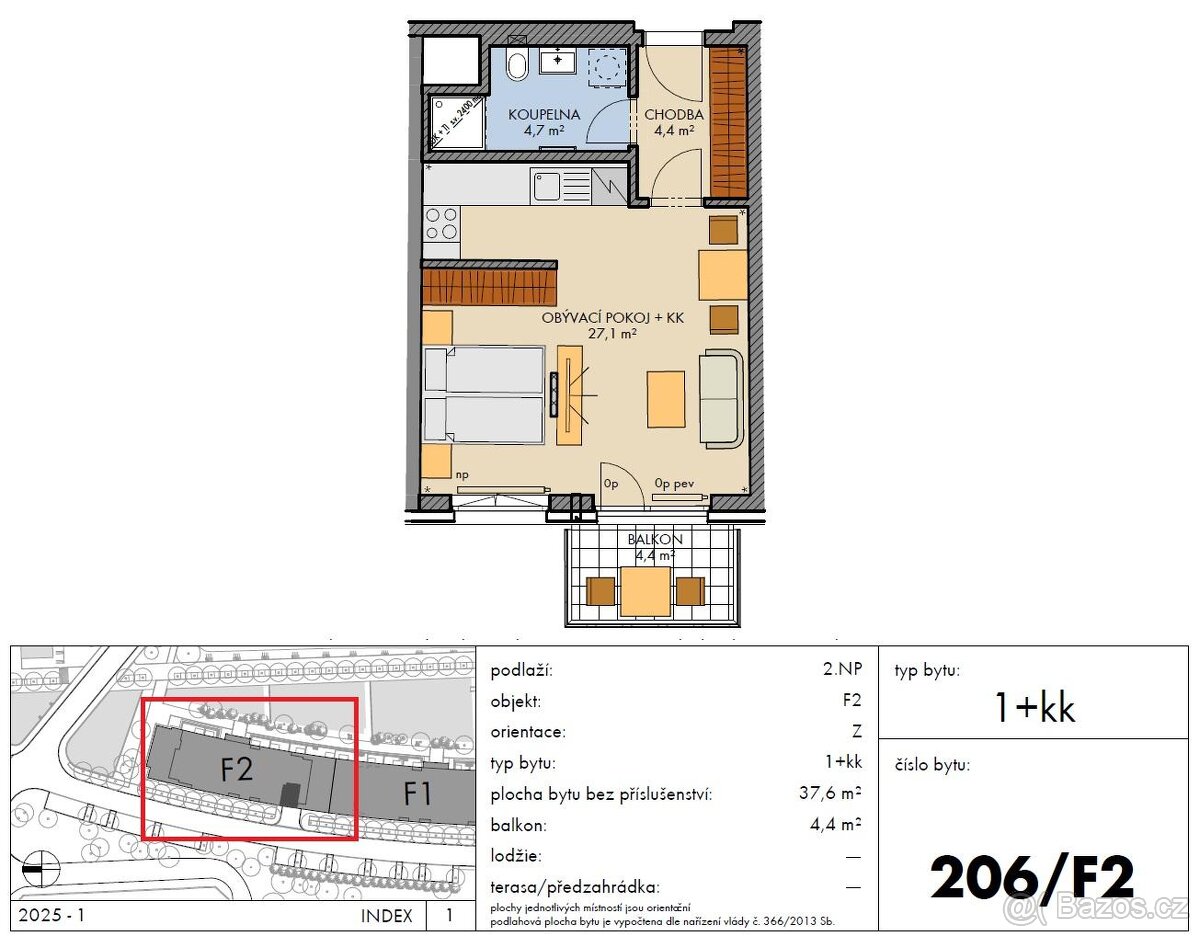 Prodej bytu 1+kk - 5