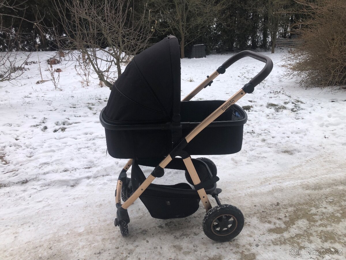 Kočár Lionelo AMBER 2v1 Black Onyx - 5