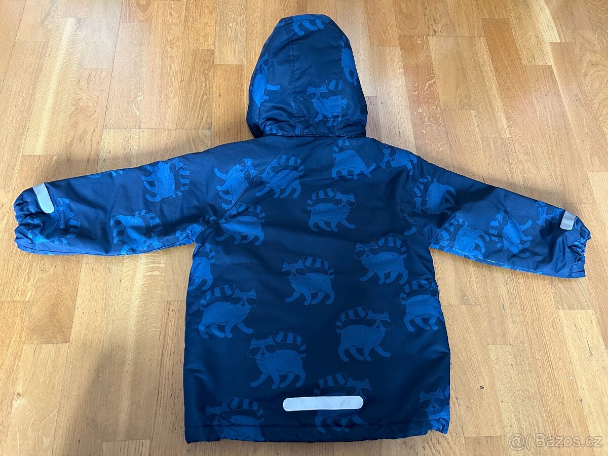 Bunda mýval + oteplováky Lindex v. 116 - 5