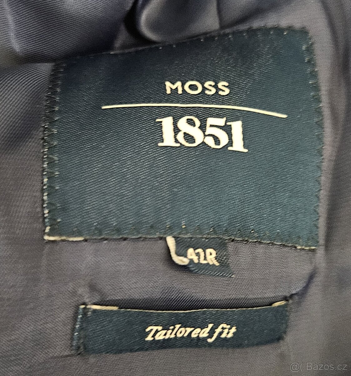 Prodám anglický pánský kabát zn. MOSS-velikost 42R - 5