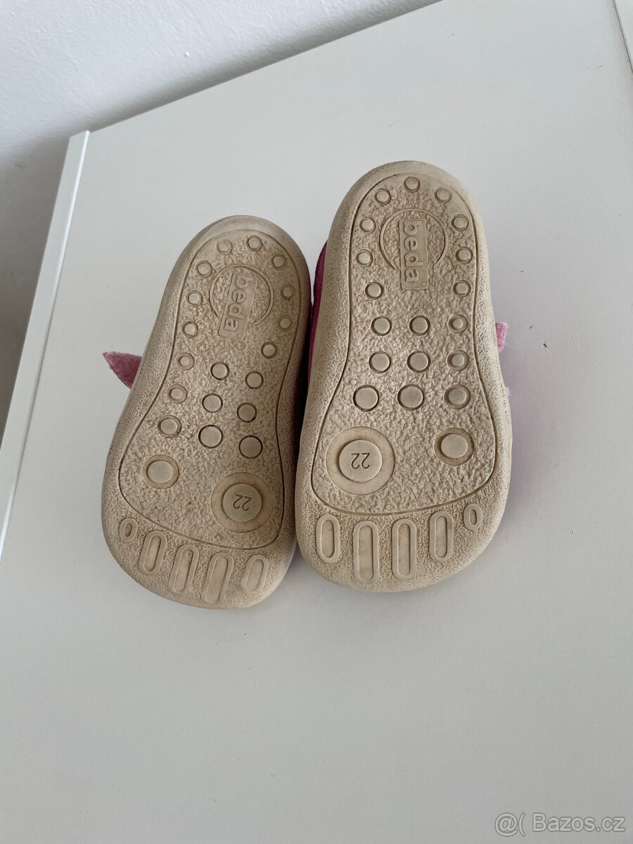 Dívčí celoroční boty - se třpitky (vel. 22, délka stélky 13, - 5