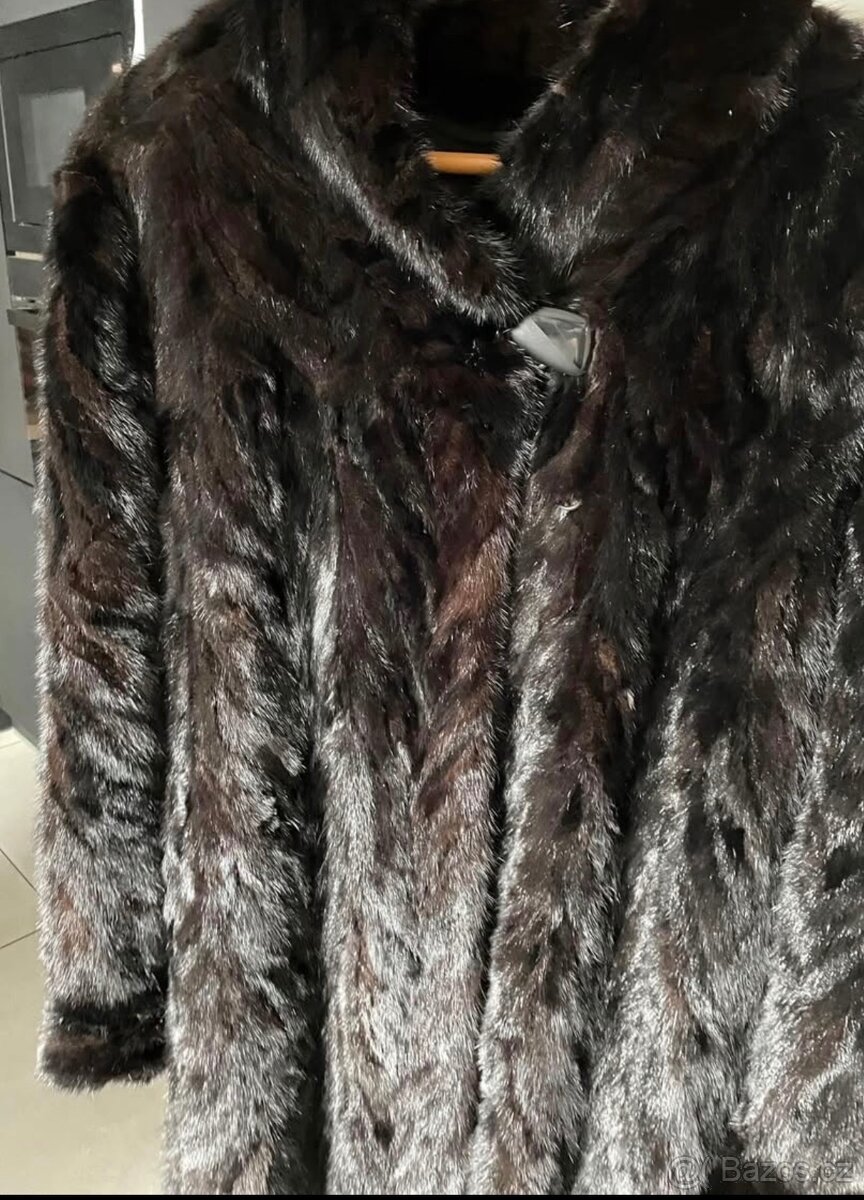 Luxusní norkový kožich – Made in Denmark – Vel. M/L (Oversiz - 5