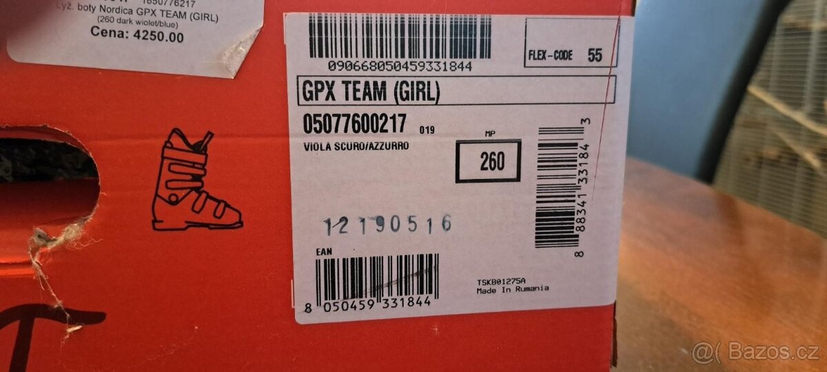 Prodám lyžařské boty Nordica vel. 260 ( EU 40.5 ) - 5