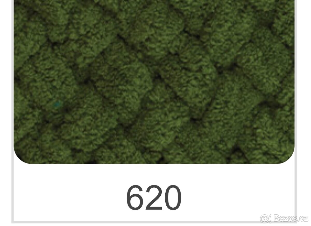 Dětská nepadací puffy deka na sportovní kočárek olivová - 5