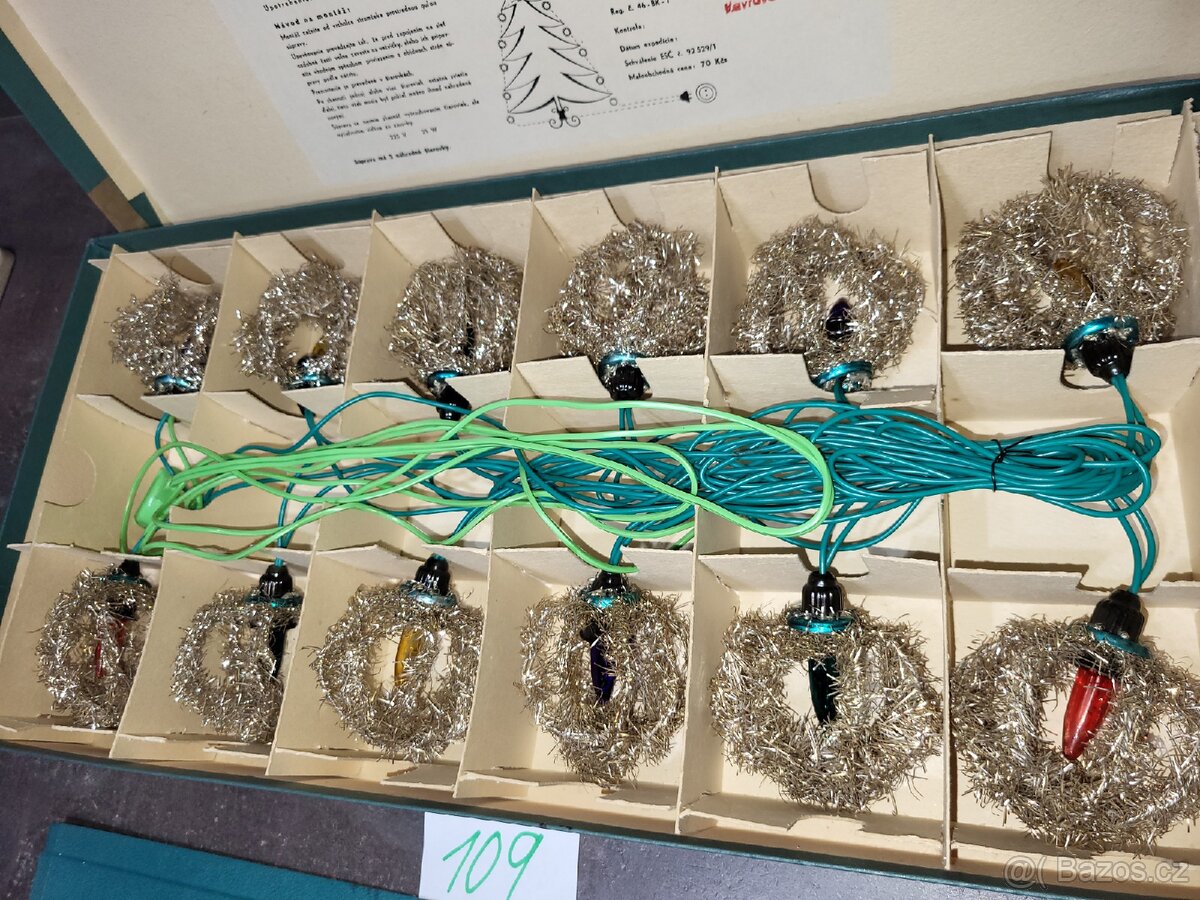 Retro vánoční osvětlení 109 - 5