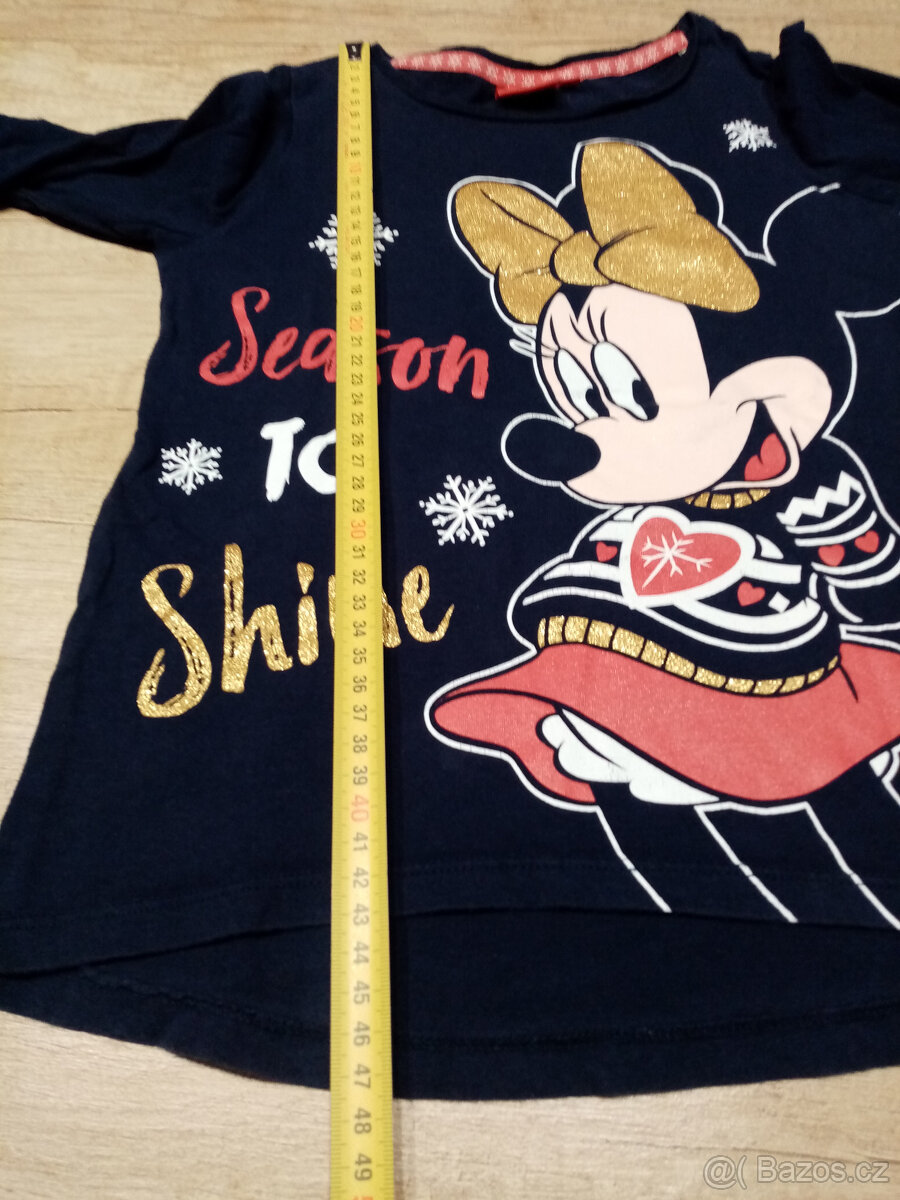 tričko minnie vel. 110/116 - 5