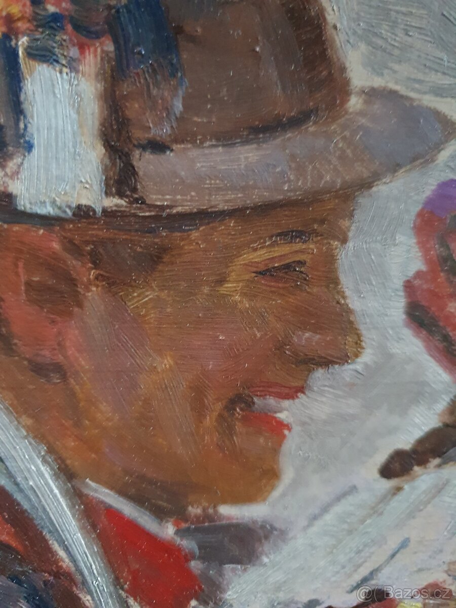 Obrazy staré olej - 5