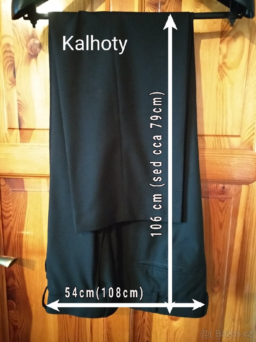 Oblek nový tmavý prodám - 5