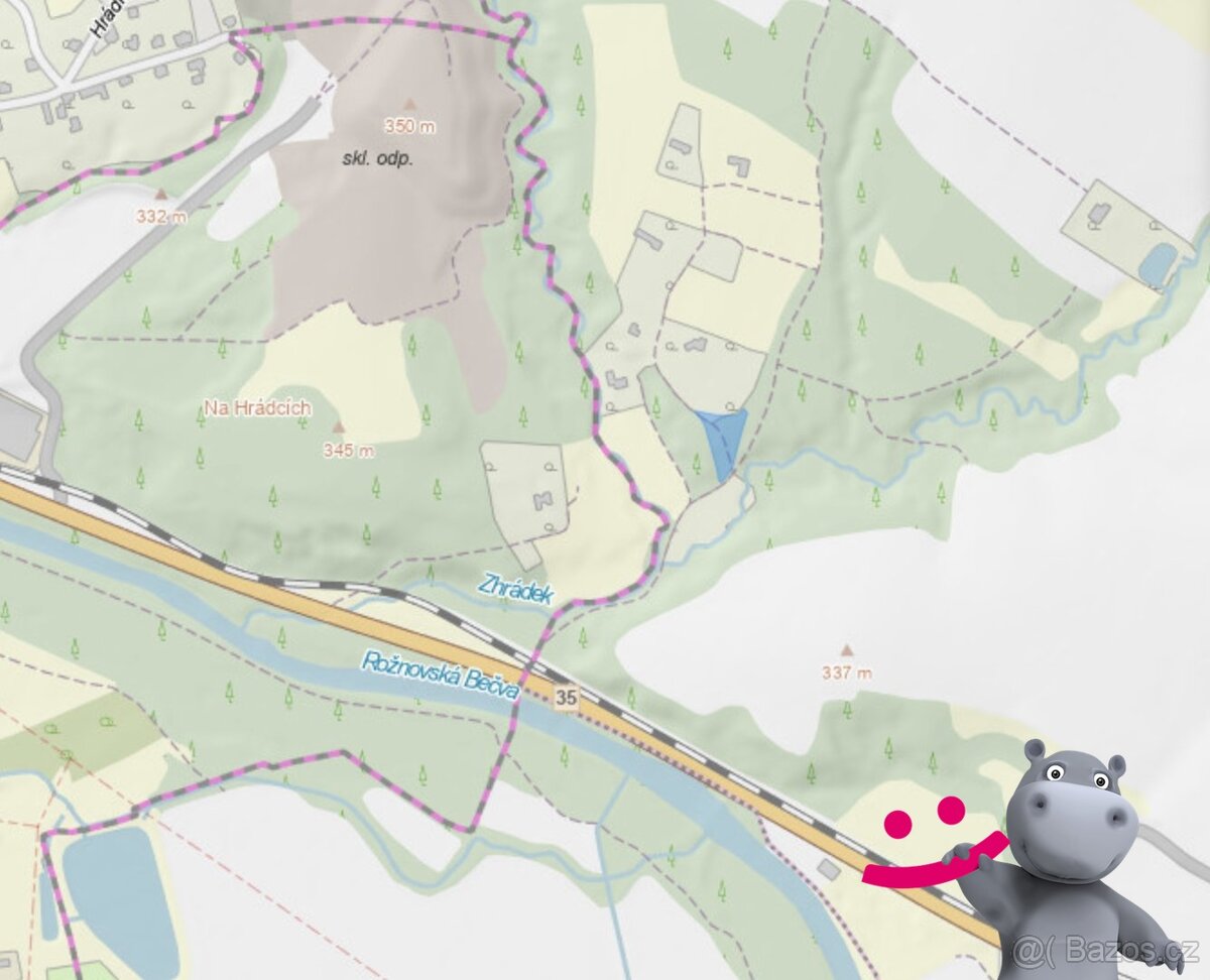 Prodej lesa 2 191 m², Zašová, ev.č. 58883 - 5