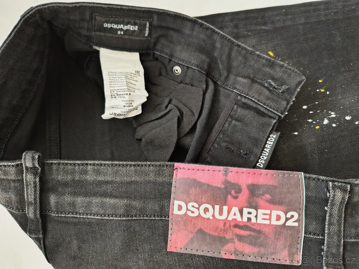 Prémiové pánské džíny DSQUARED2 - vel. 54 - 5