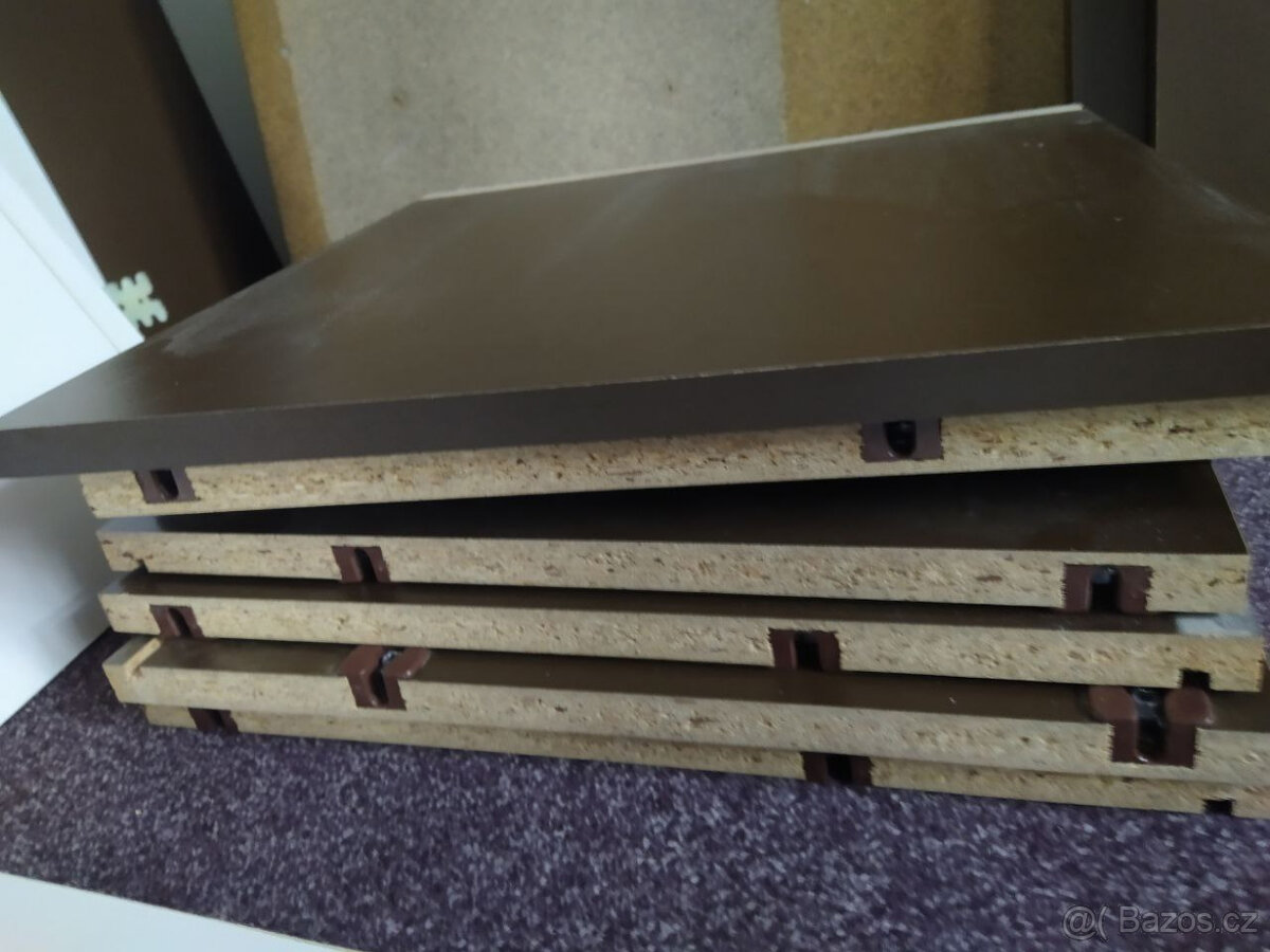 Kancelářská skříň s ostrůvkem / obývací stěna - 5