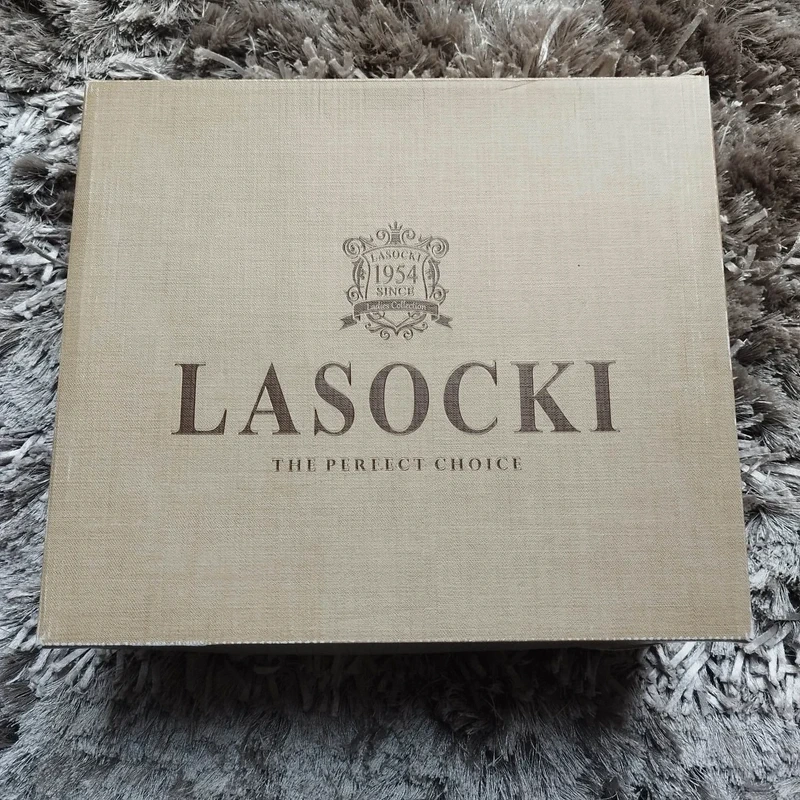 Dámské kožené podzimní kotníkové kozačky Lacoski hnědé - 5