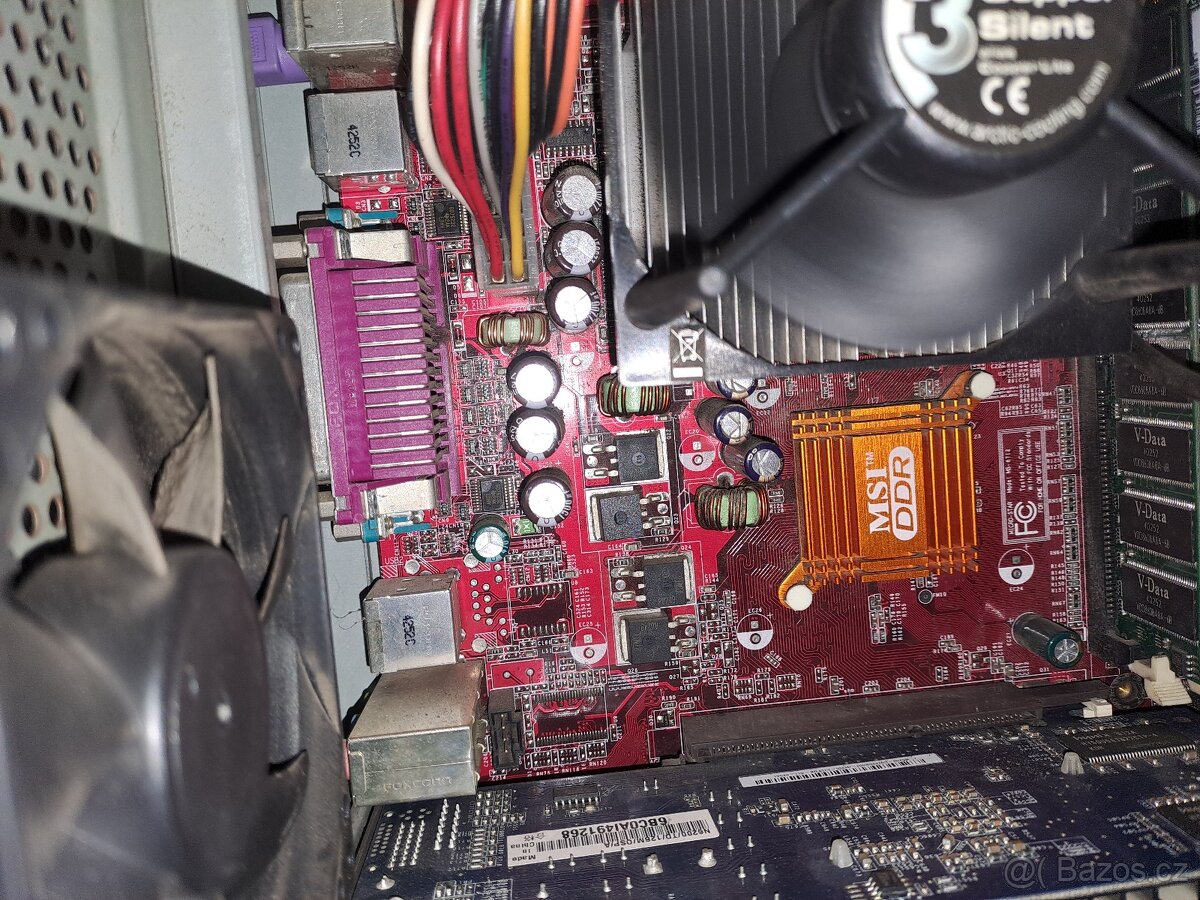 Prodám funkční retro počítač, CPU Athlon XP 1800 - 5