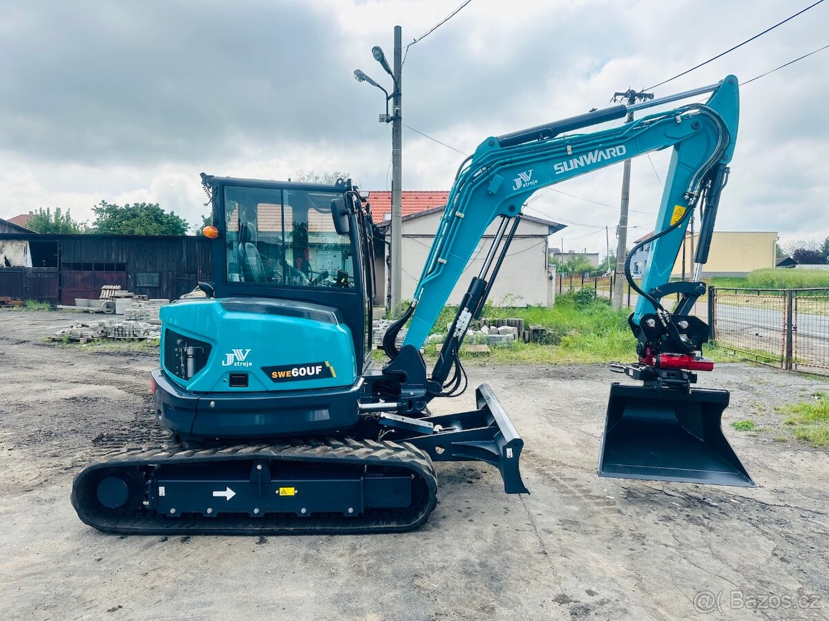 ///AKCE/// SUNWARD SWE 60UF, tiltrotátor CT06, kleště, klima - 5