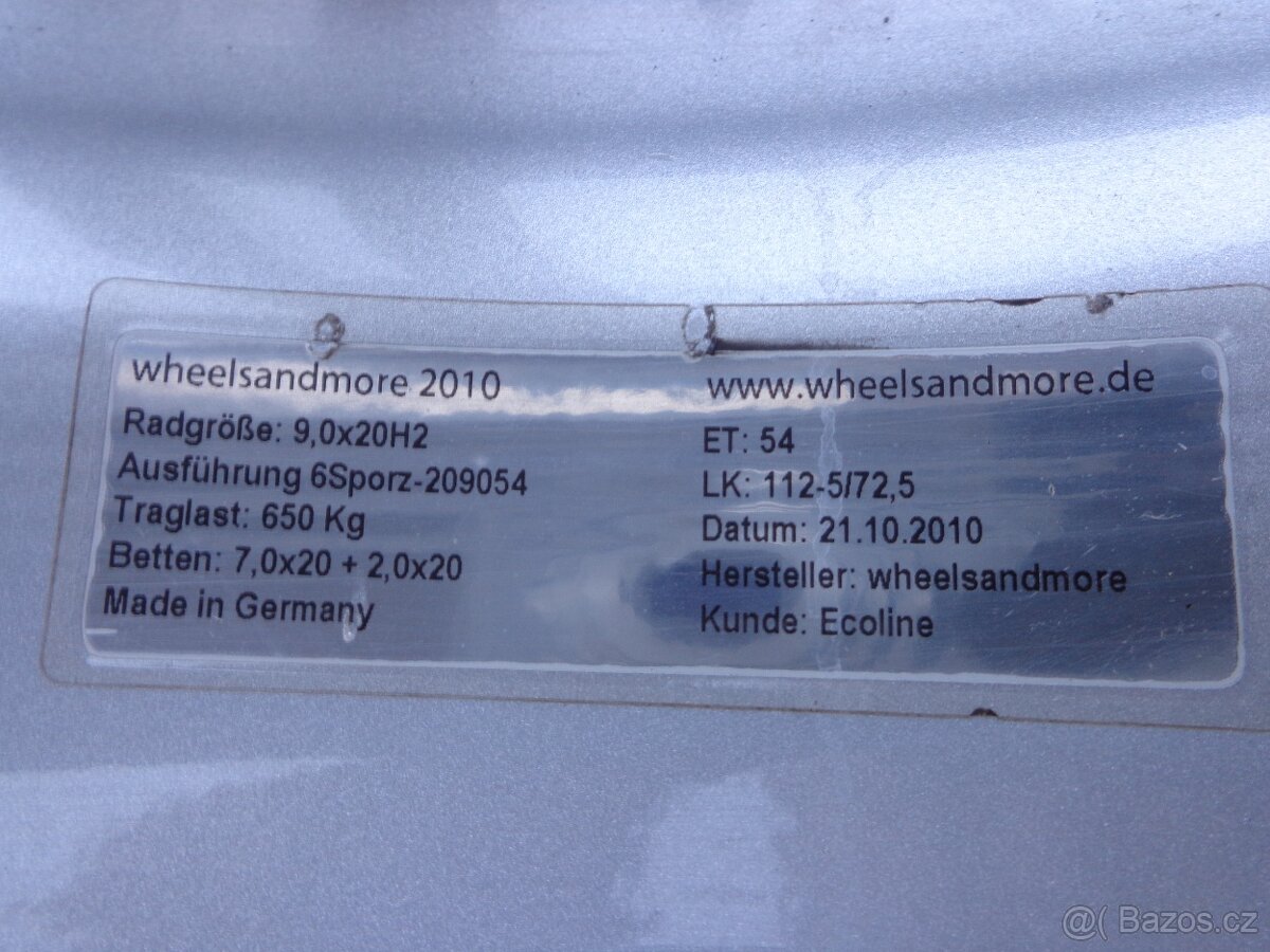 R20 5x112 alu kola - 5