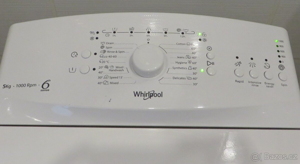 Pracka WHIRLPOOL 6th SENSE 5,5 kg - 5