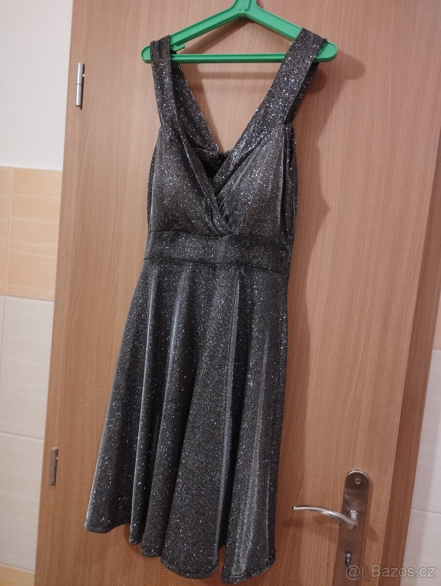 Nové šaty s visackou vel.m,L - 5