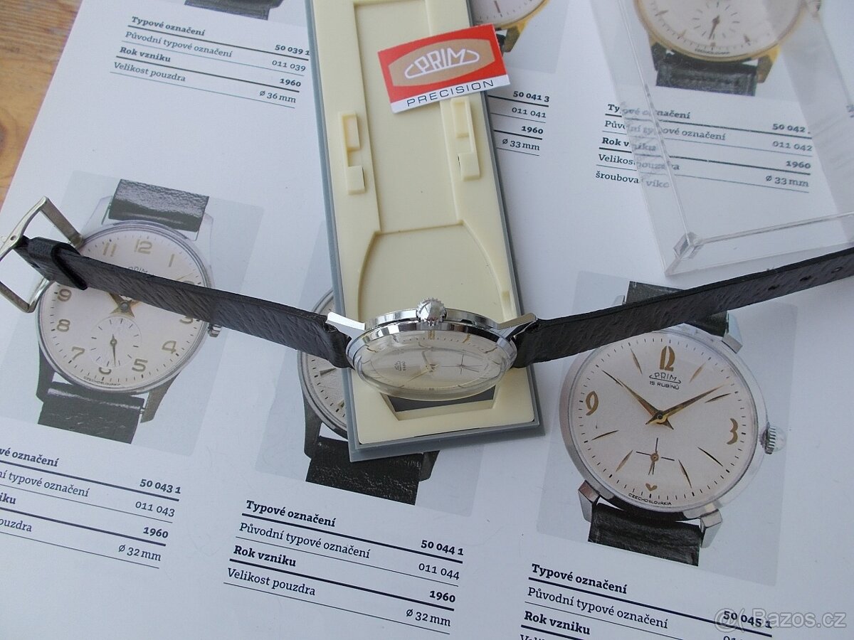 Trezorovky nenošene hodinky prim traktor rok 1960 funkcni - 5