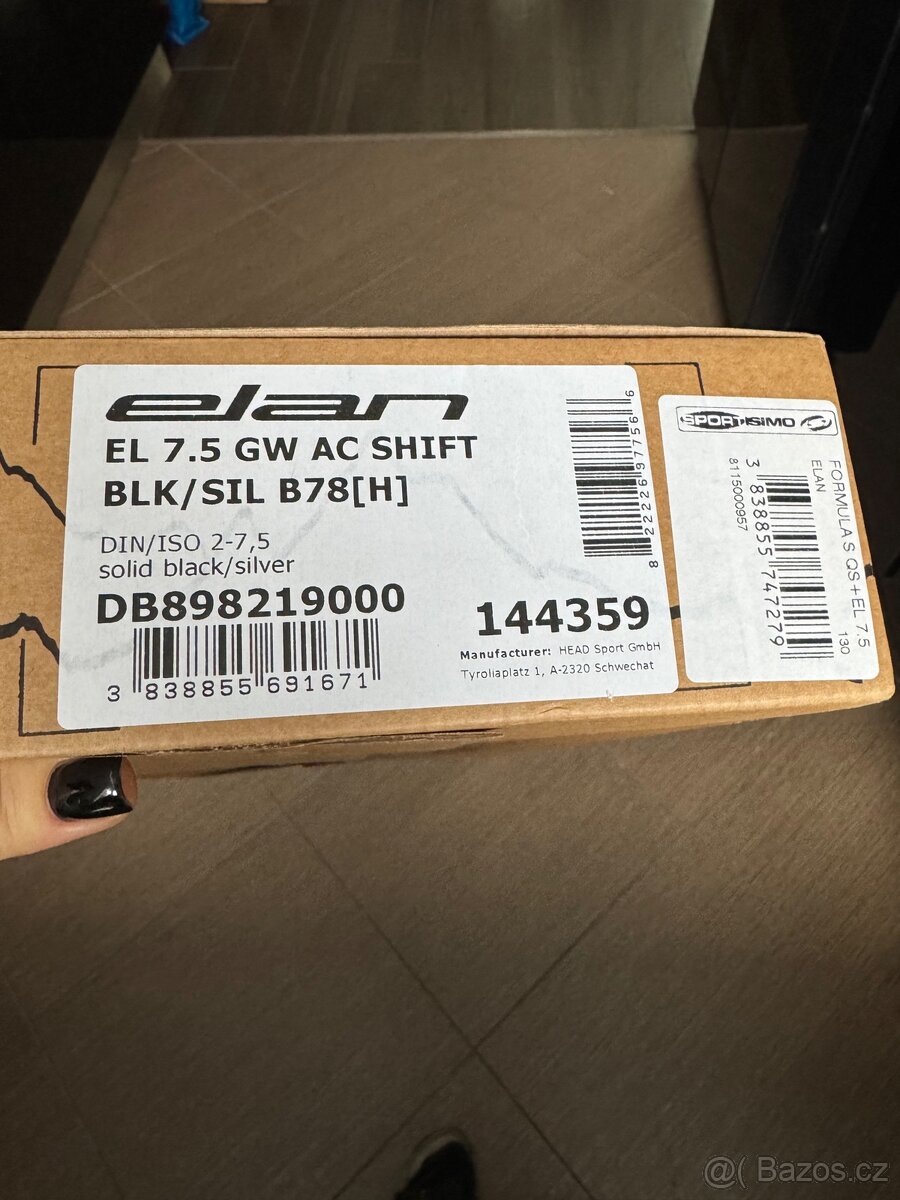 Dětské lyže elán s vázáním Nové - 5