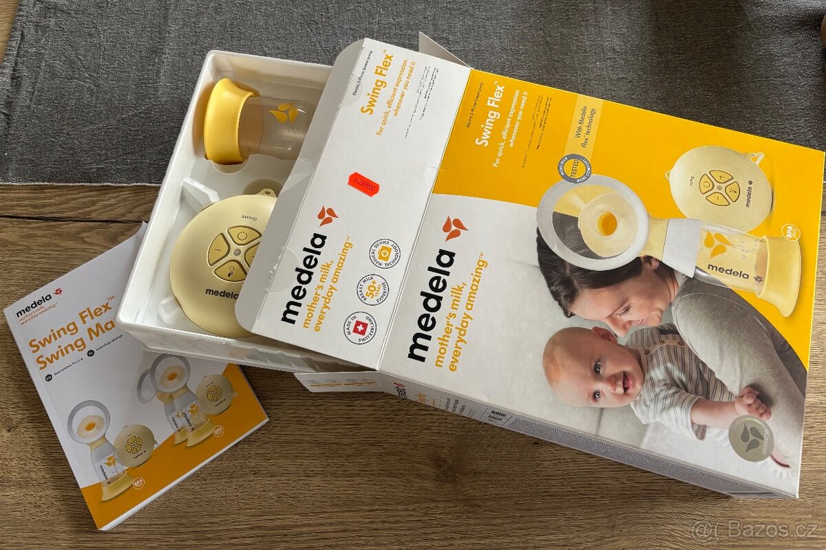 Medela swing flex odsávačka (v záruce) + Medela sáčky na mat - 5