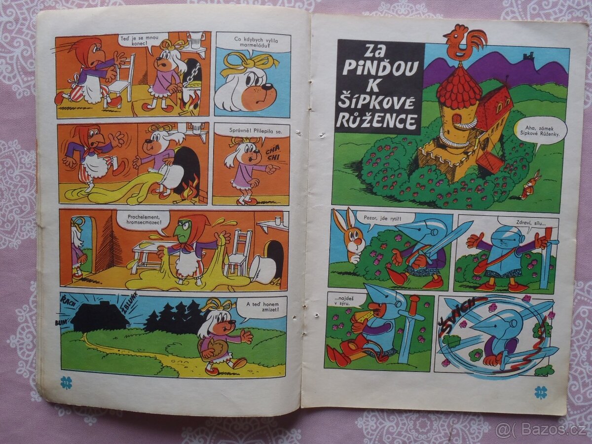 Čtyřlístek 8 Létající koberec originál - 5