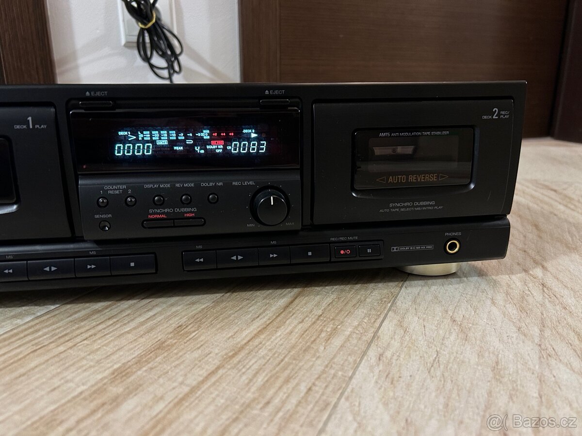 Aiwa AD-WX727 stereo double cassette deck - 5