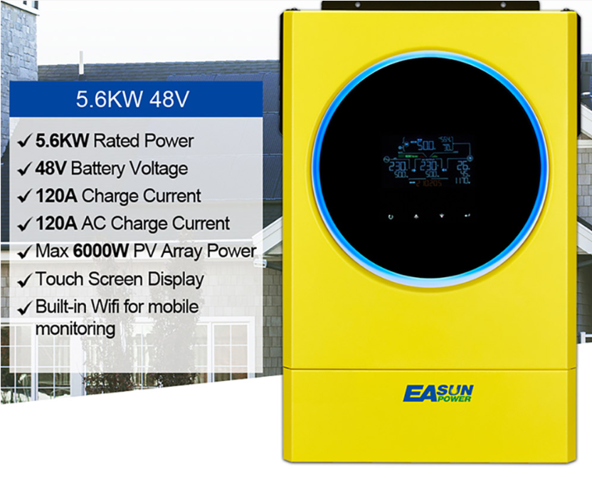 Solární střídač / měnič Easun Power 5.6KW - 5