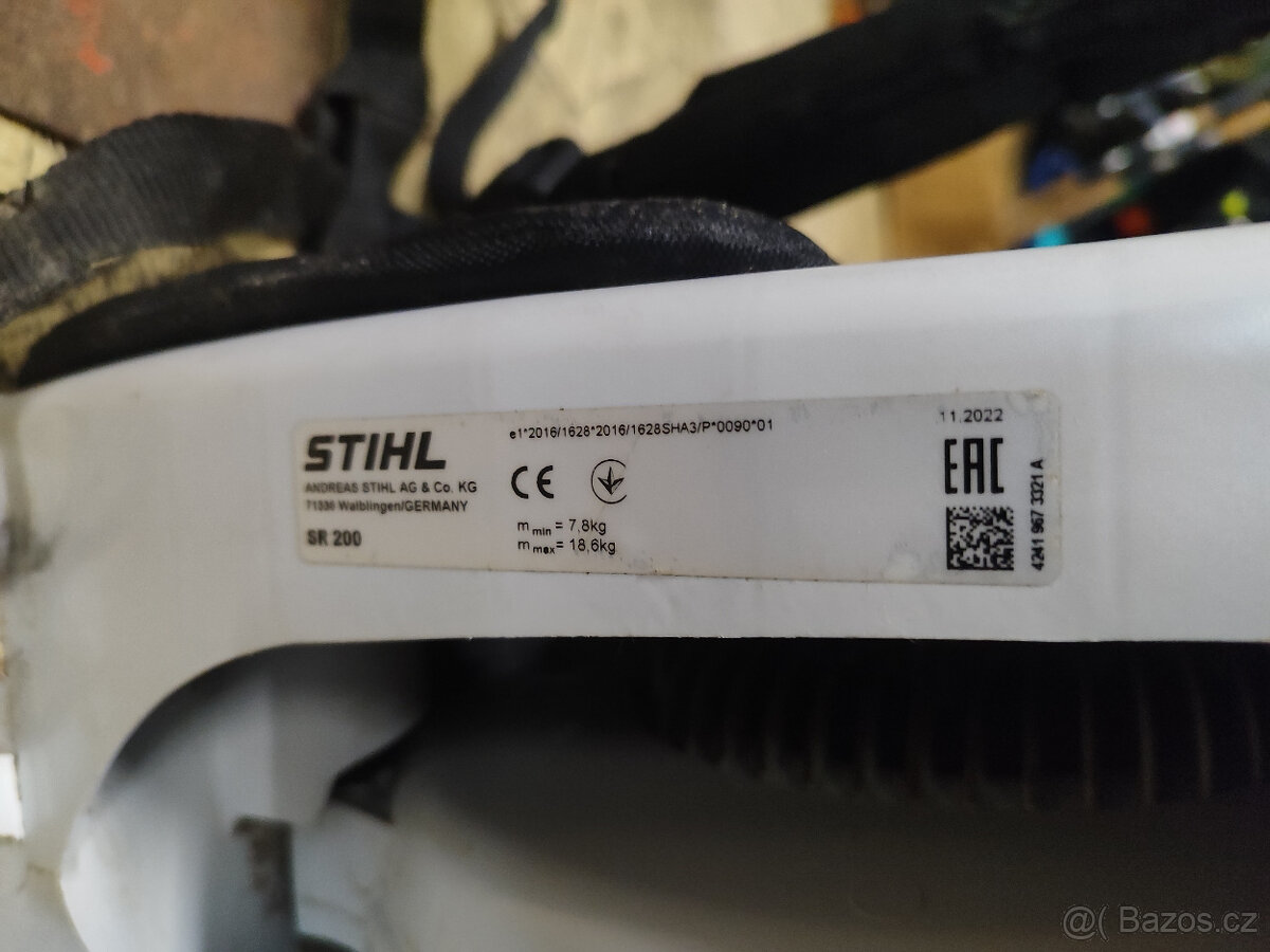 Zádový motorový rosič STIHL SR 200 - 5