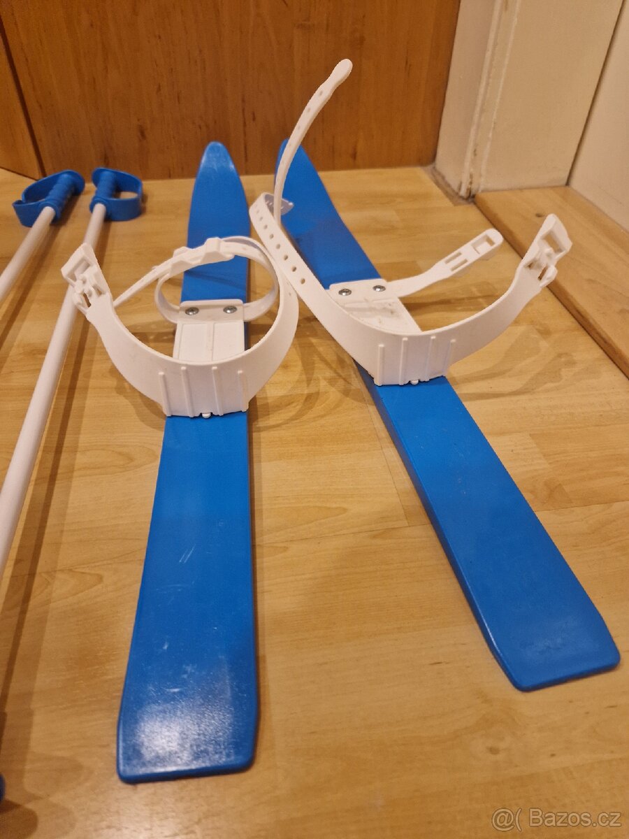 Dětské lyže 70cm a hulky - 5