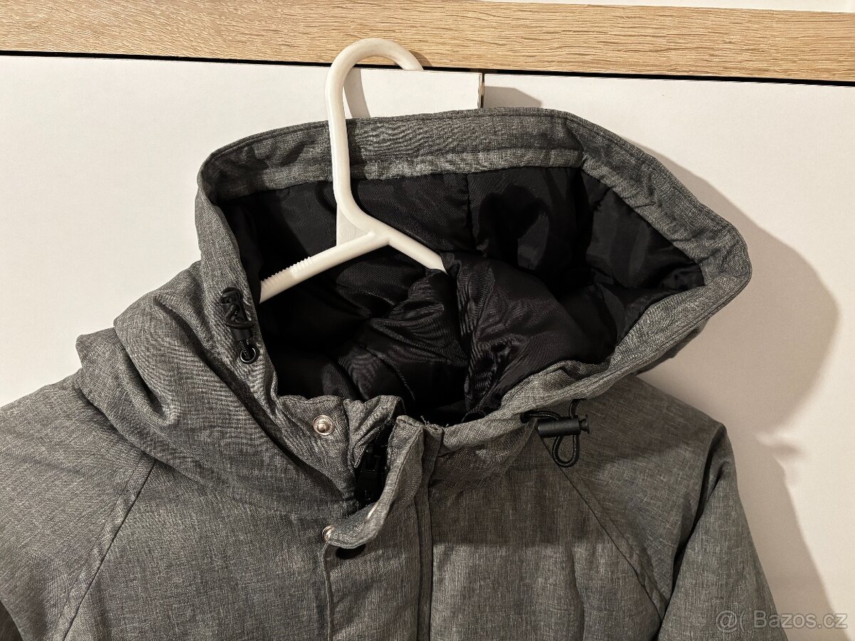 zimní bunda-kabát s kapucí, chlapecká, nová, vel. M - 5