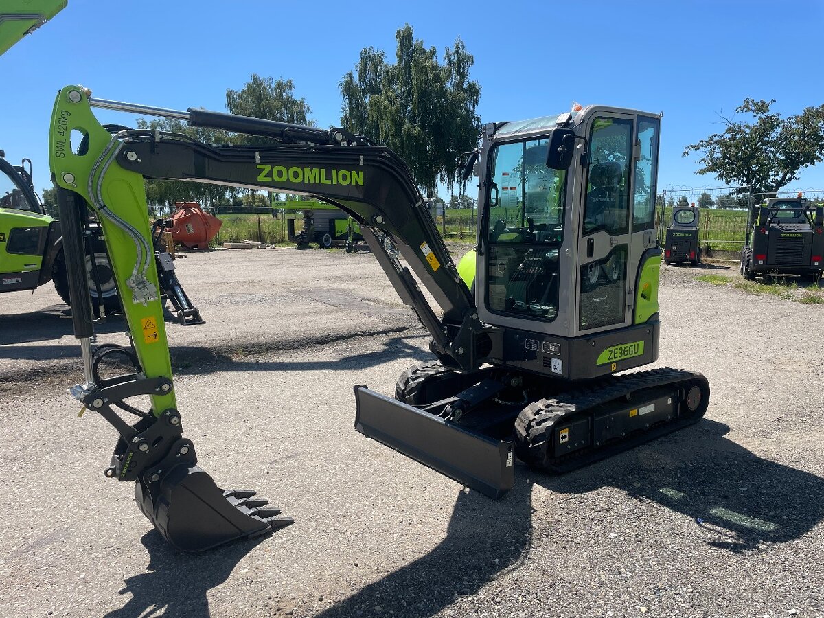 Pásový minibagr Zoomlion ZE36GU - 5