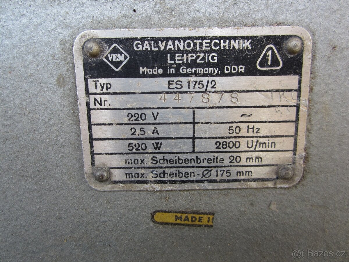 Dvoukotoučová bruska 175 - 5