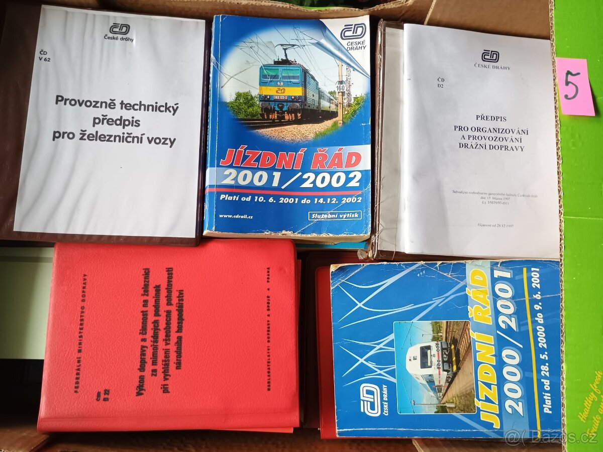 Drážní předpisy, jízdní řády aj. 5 - 5