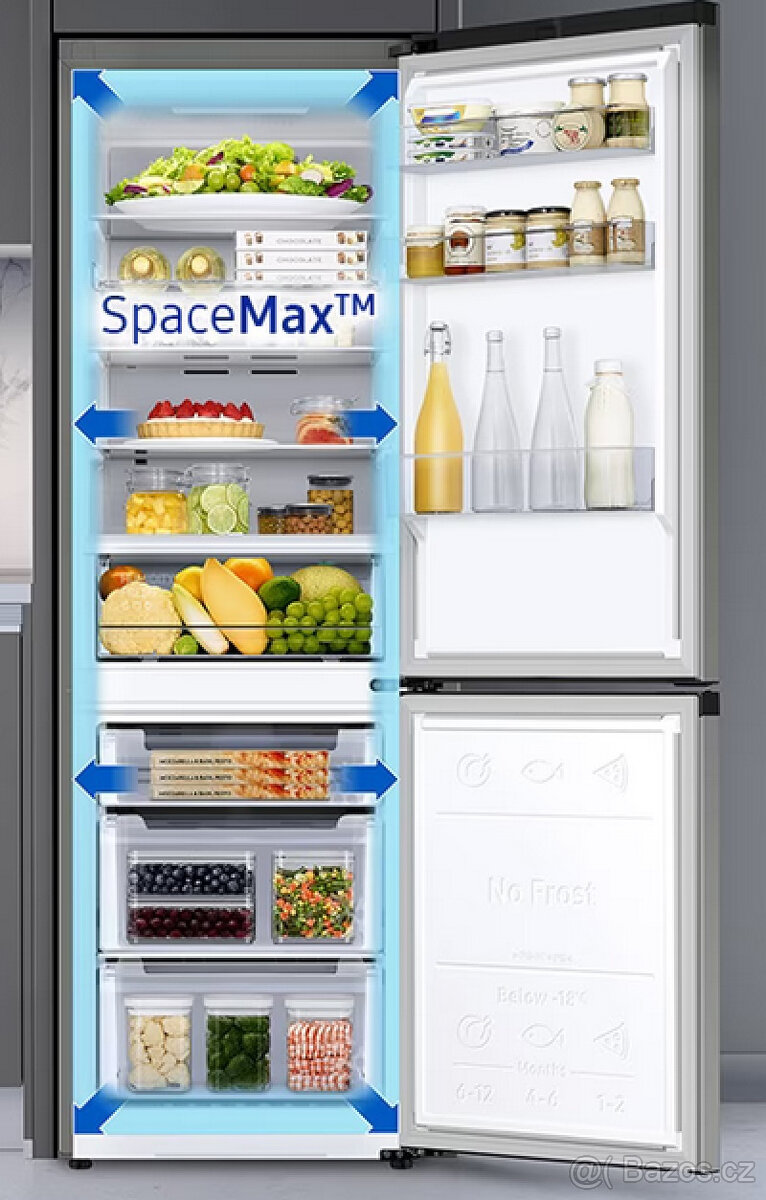 Kombinovaná chladnička Samsung RB34T672ESA - NOVÁ - 5