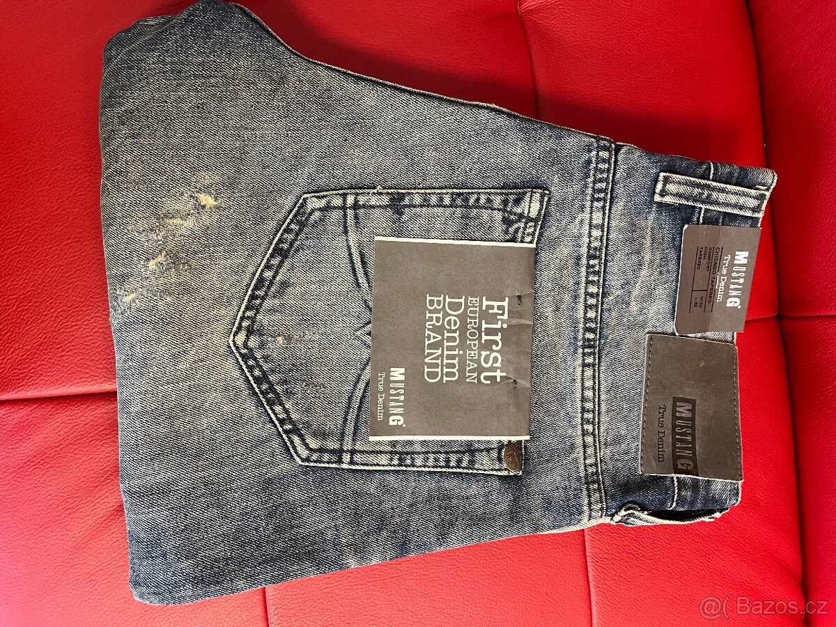 Jeans MUSTANG CHICAGO vel. 32/32, džíny jsou nové - 5