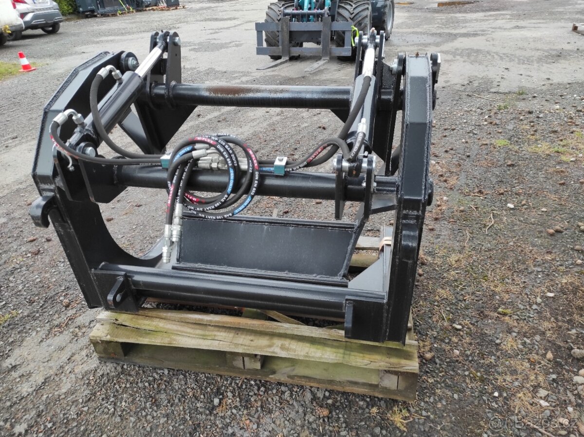 Drapák na dřevo tři zuby, uchycení euro - 5