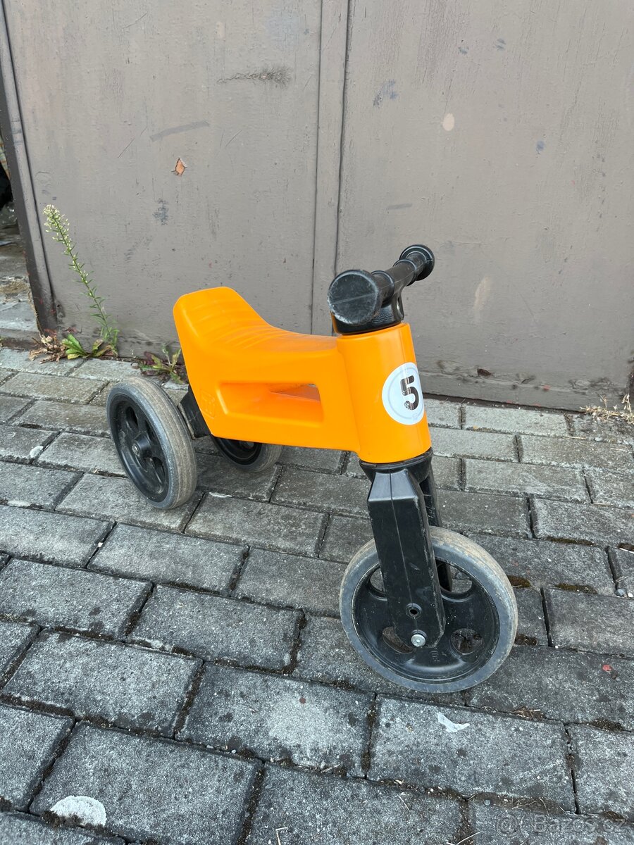 Odrážedlo Funny Wheels oranžové - 5