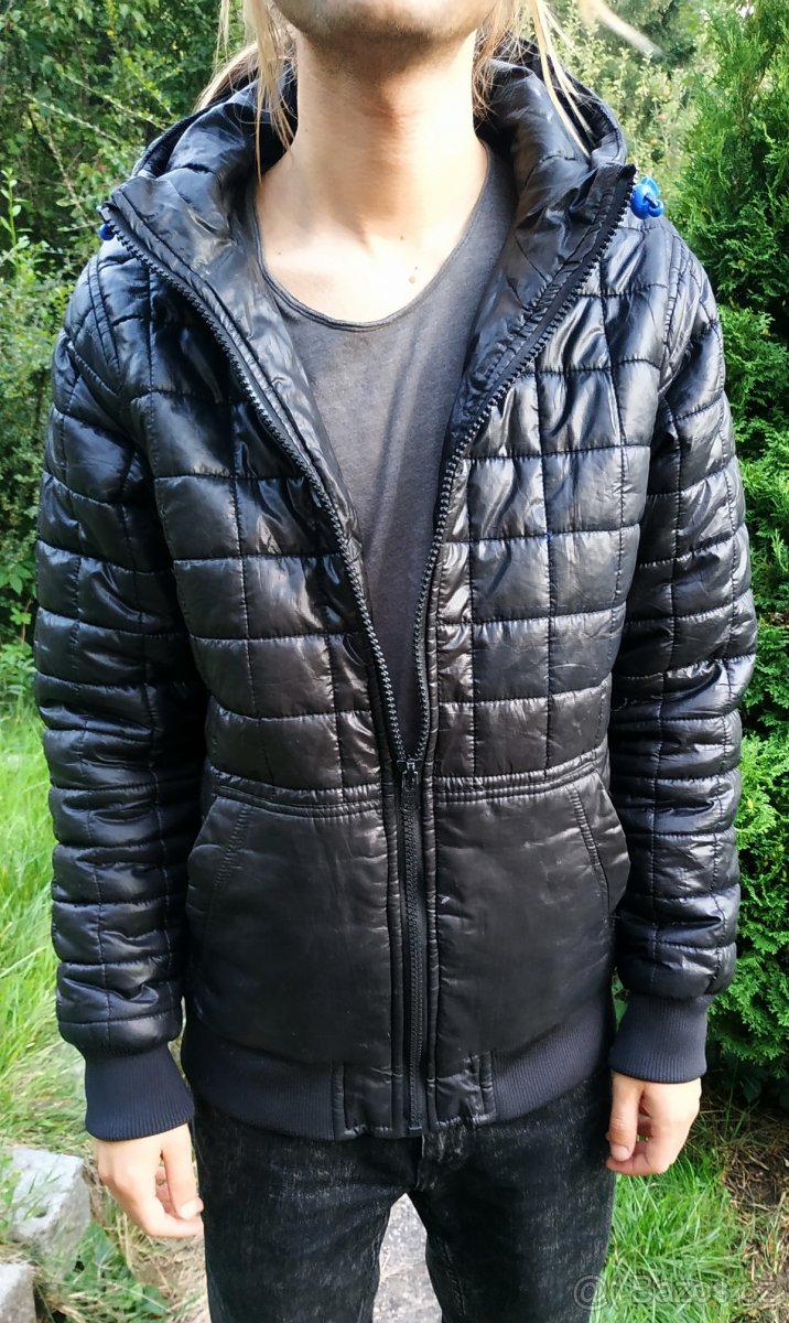 Zimní pánská bunda s kapucí vel. M - 5