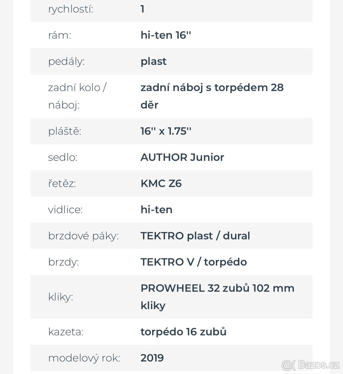 Dětské kolo 16” Author Orbit - 5