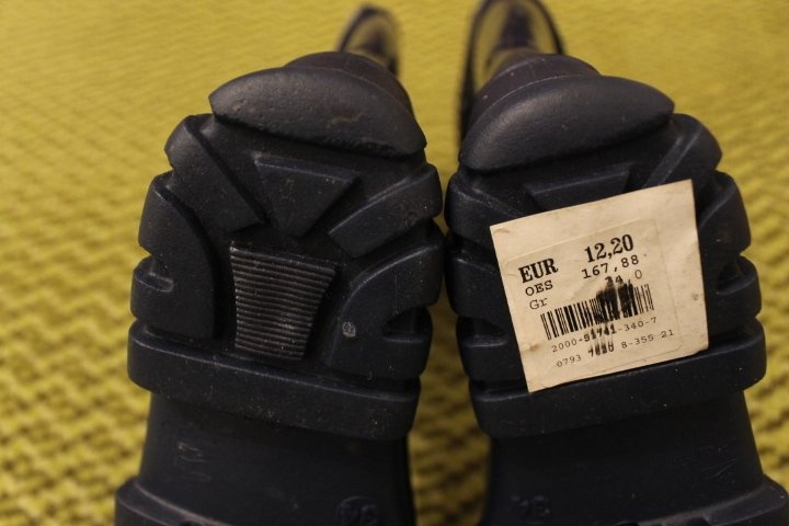 Tmavě modré dětské holinky - 5