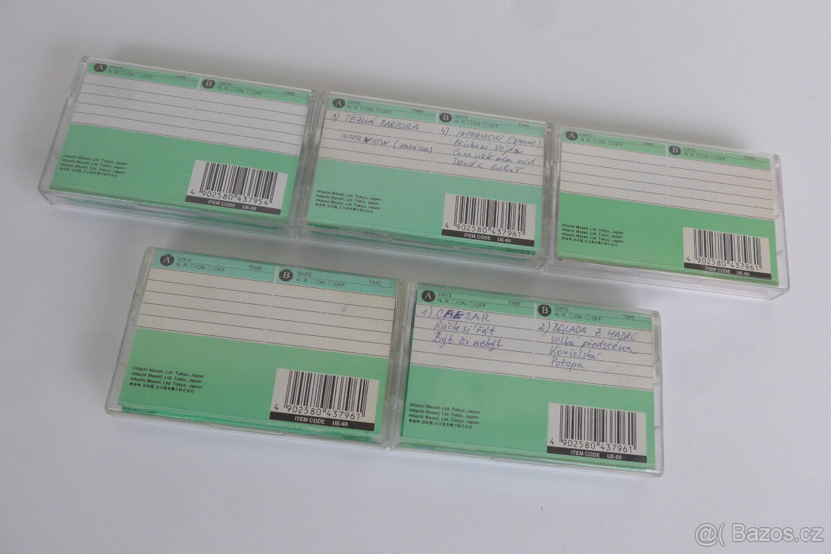 AudioKazety MAXELL UE60 MAXELL UE90 5ks MC - 5