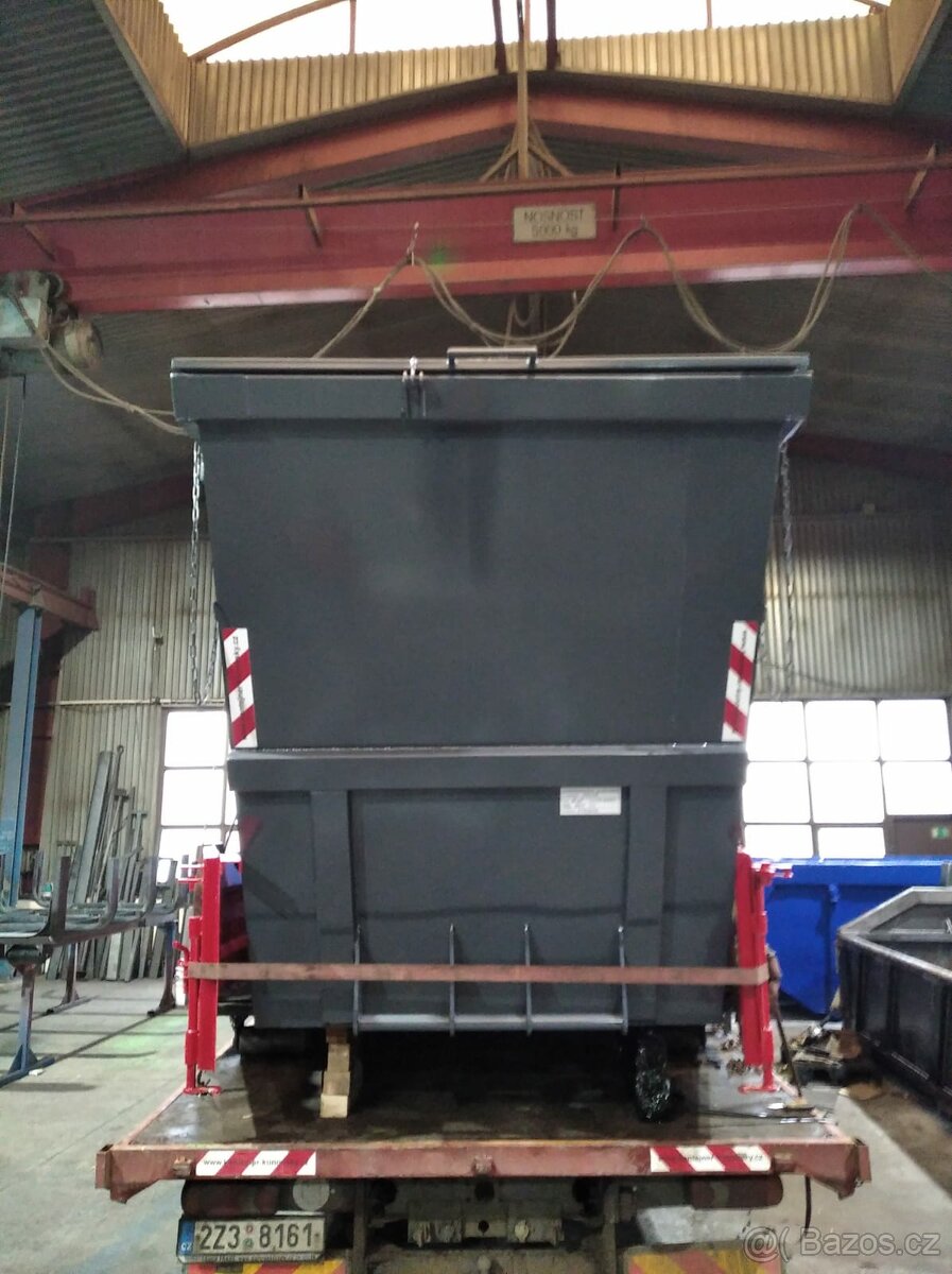 Prodám řetězový kontejner ,mulda,vanu s víky - 5