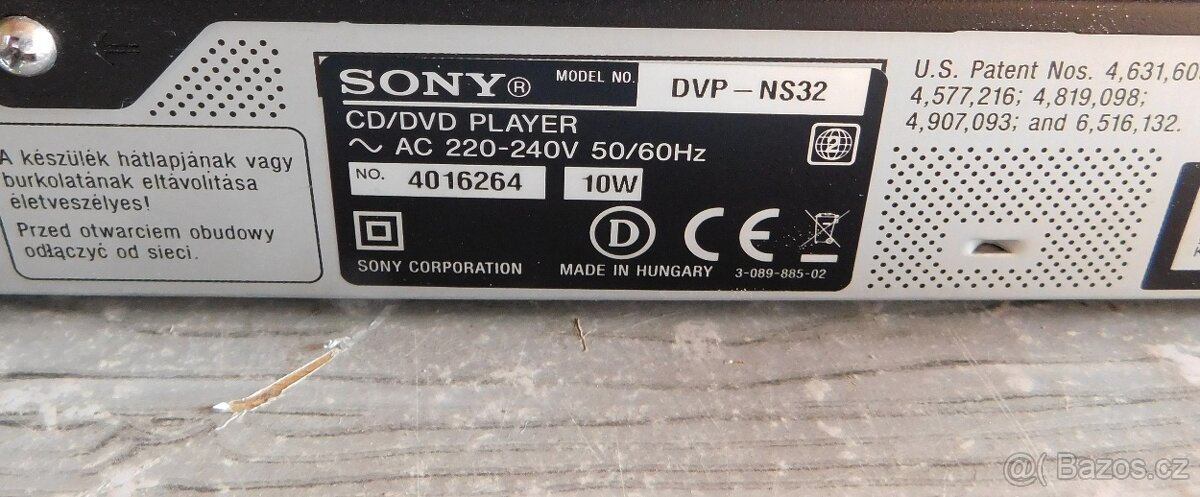 DVD přehrávač Sony - 5