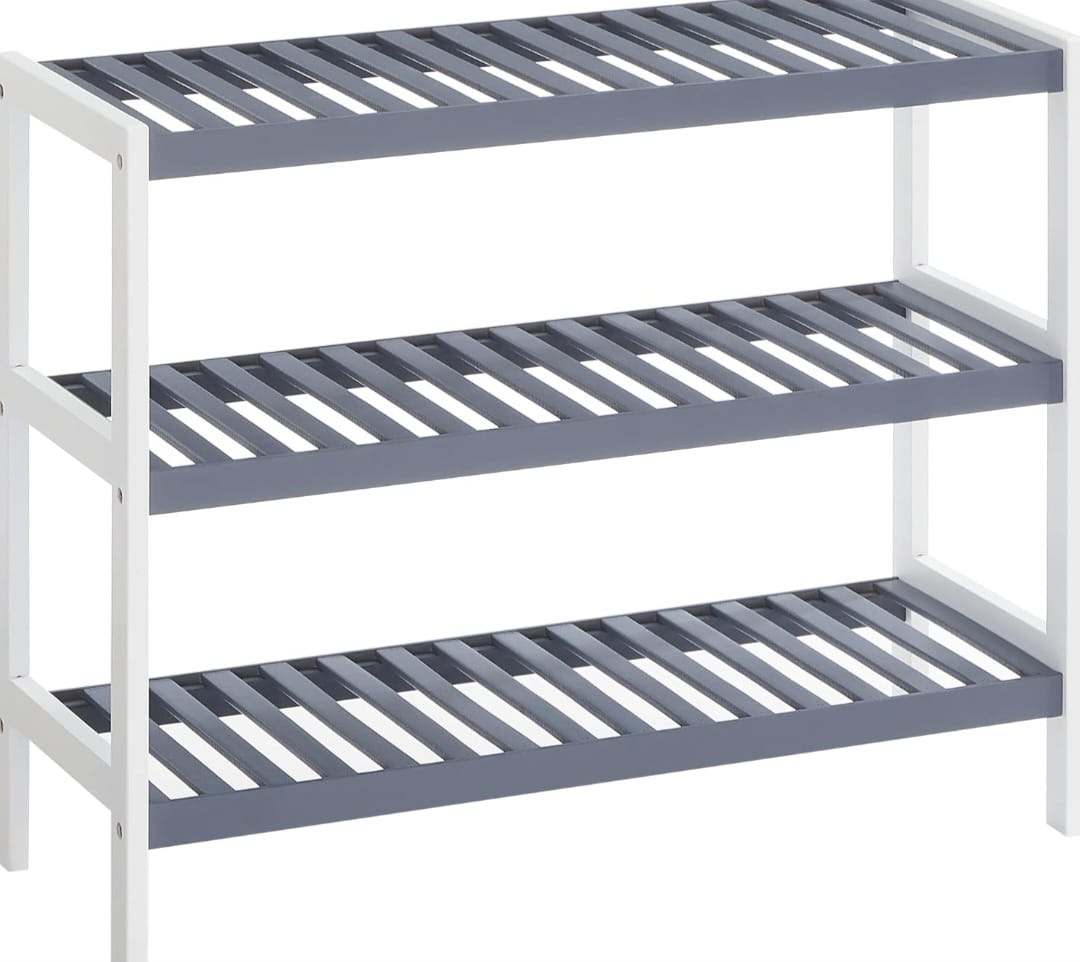 Nový bambusový regál - botník - 5