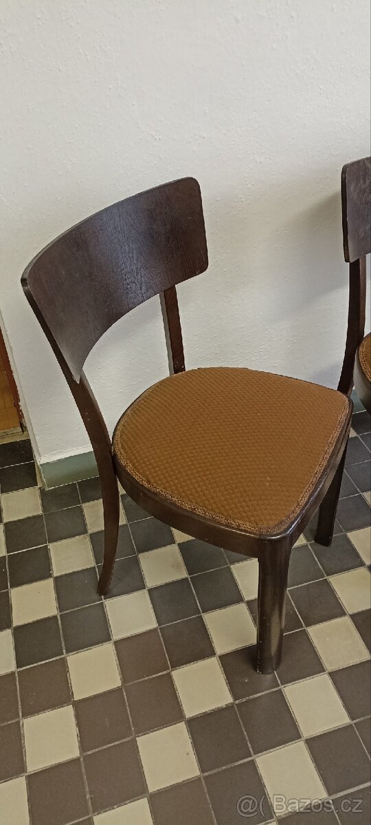Starožitné židle Halabala - 5